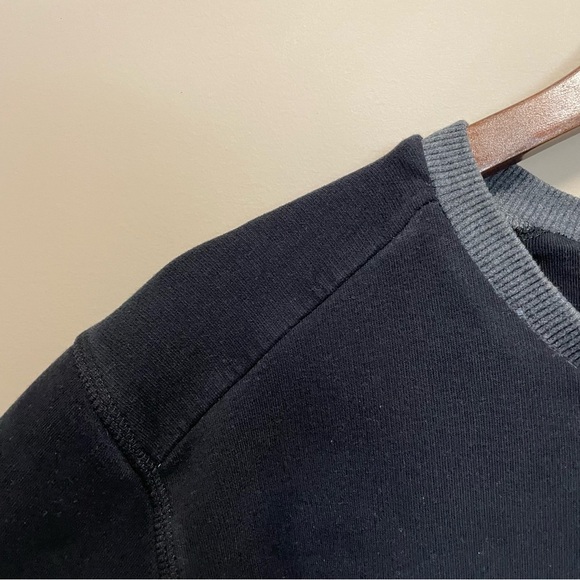 Adidas Black and Gray Crewneck Sweatshirt Men’s Large - Picture 4 of 12